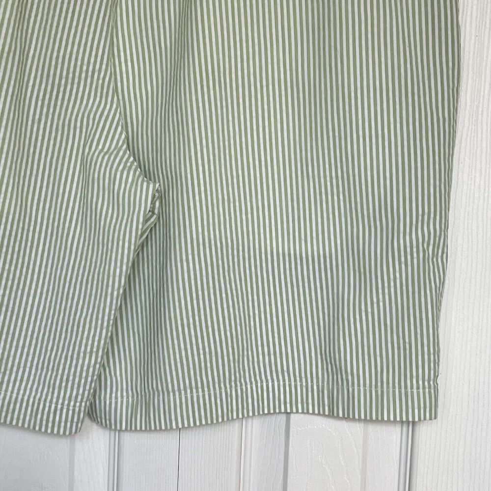 JoS A Bank Stay Cool Seersucker Shorts Green White Stripe Mens 40 - Picture 15 of 16